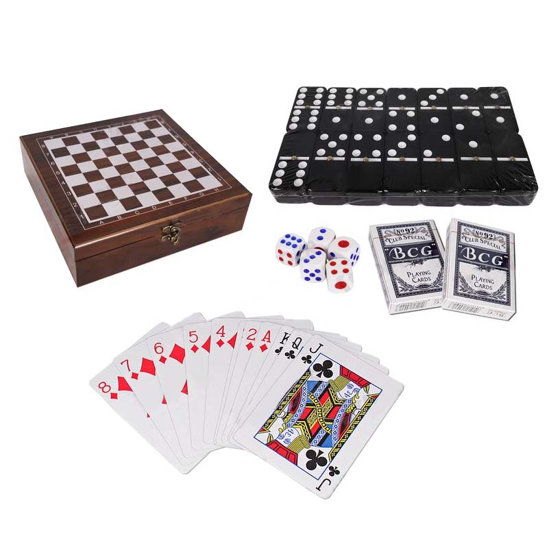Miniatura 3 de Juego de Ajedrez 4 en 1 Domino Cartas